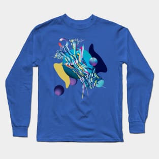 Undiscovered planet, planet X abstract illustration Long Sleeve T-Shirt